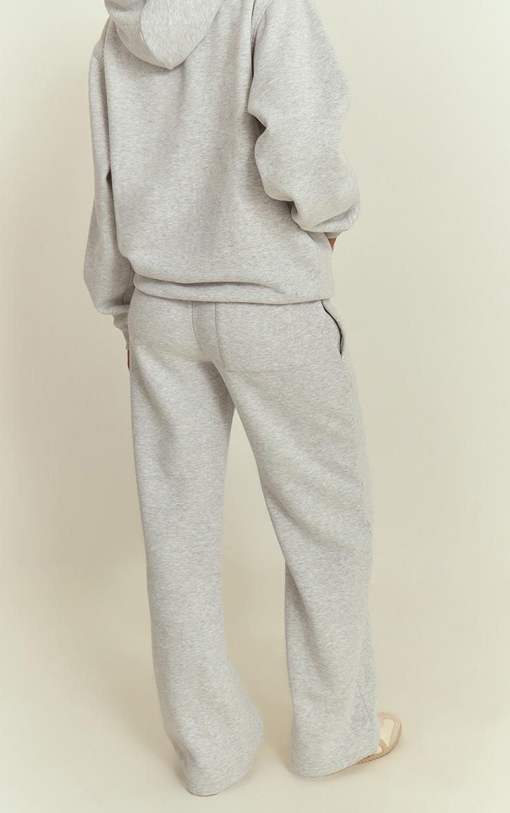 Pretty Little Thing Ash Grey PLT Sports Society Straight Leg Sweatpants