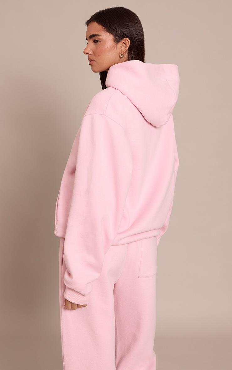 Pretty Little Thing Baby Pink PLT Sports Club Pullover Hoodie