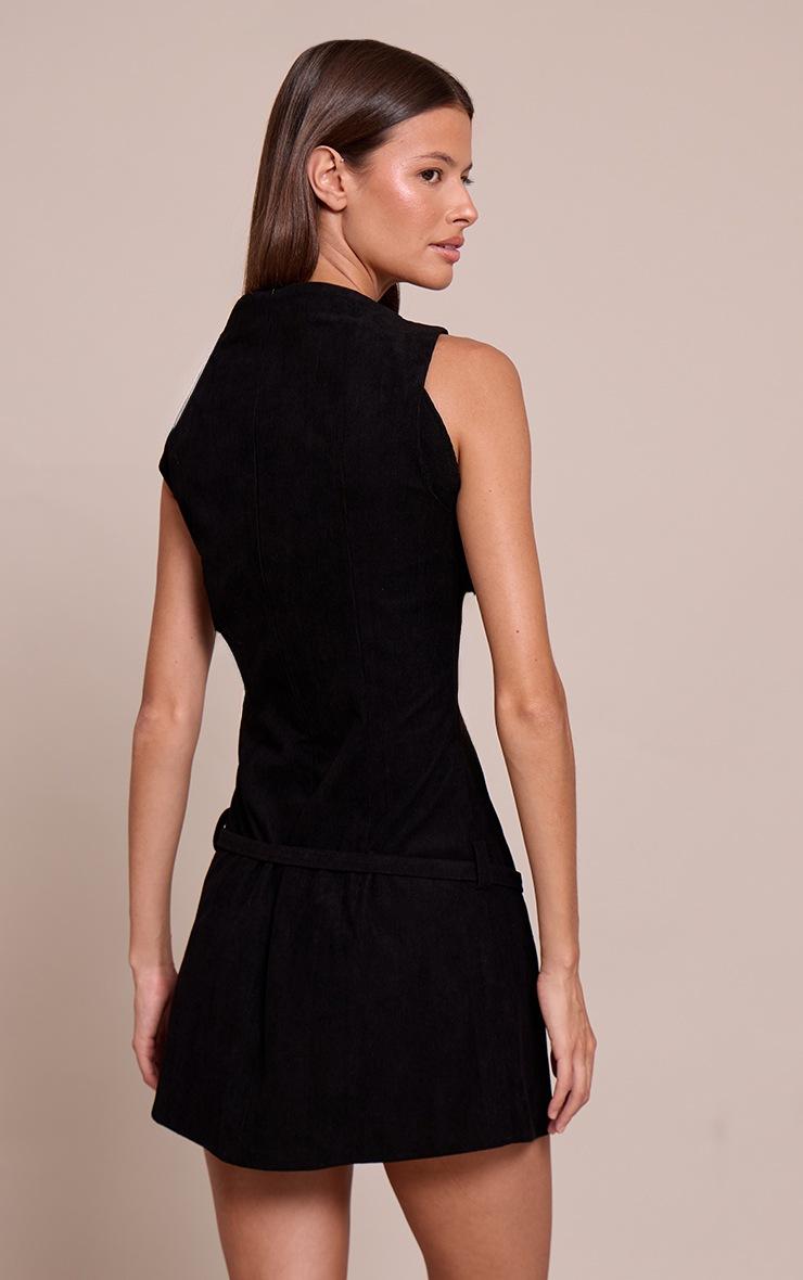 Pretty Little Thing Black Cord Belt Detail Bodycon Dress