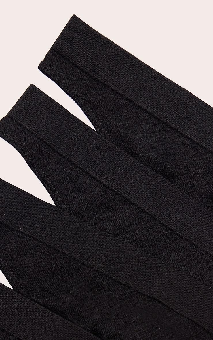 Pretty Little Thing Black Pack Of 5 Seamless Thongs