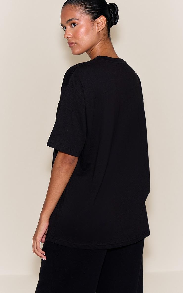 Pretty Little Thing Black Prettylittlething Oversized T-Shirt