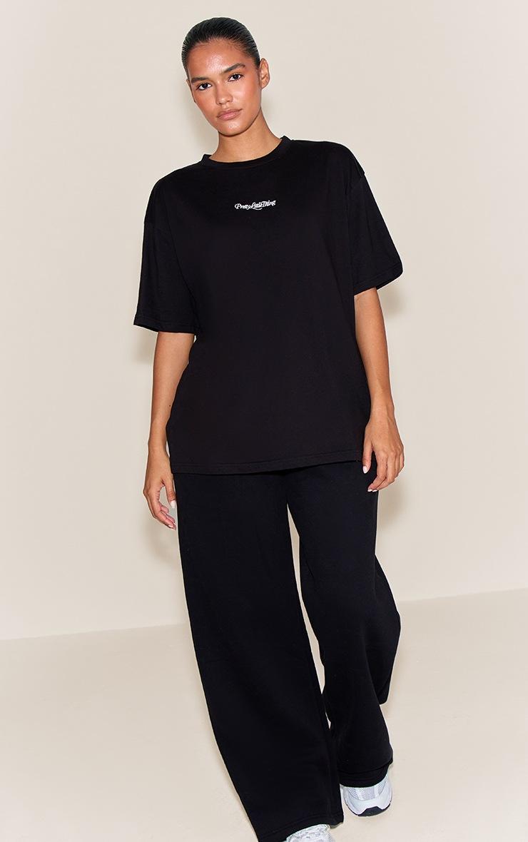 Pretty Little Thing Black Prettylittlething Oversized T-Shirt
