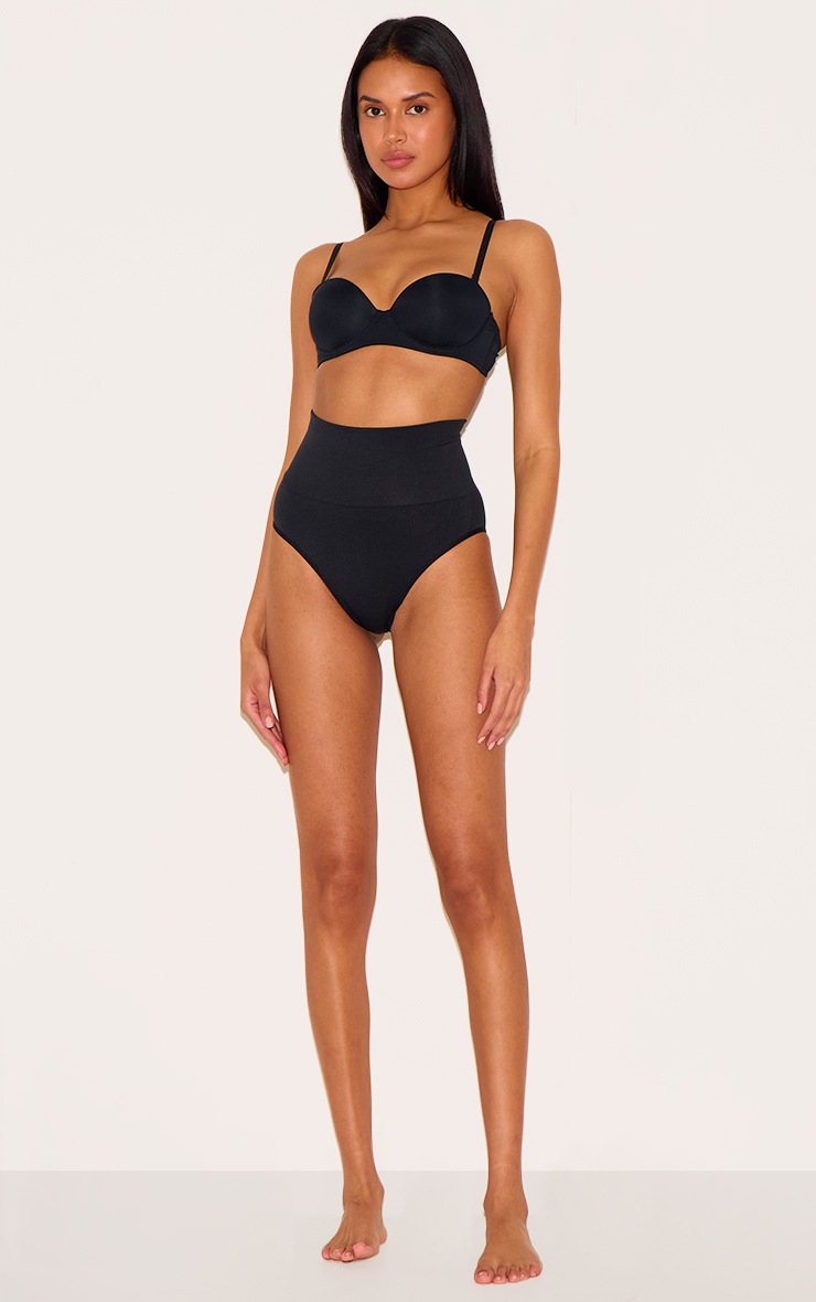 Pretty Little Thing Black Shapewear High Waist Control Brief