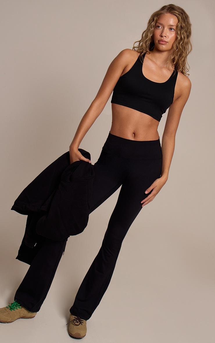 Pretty Little Thing Black Ultimate Sculpt Double Layer Padded Sports Bra