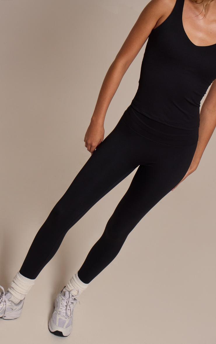 Pretty Little Thing Black Ultimate Sculpt High Waist Gym Leggings