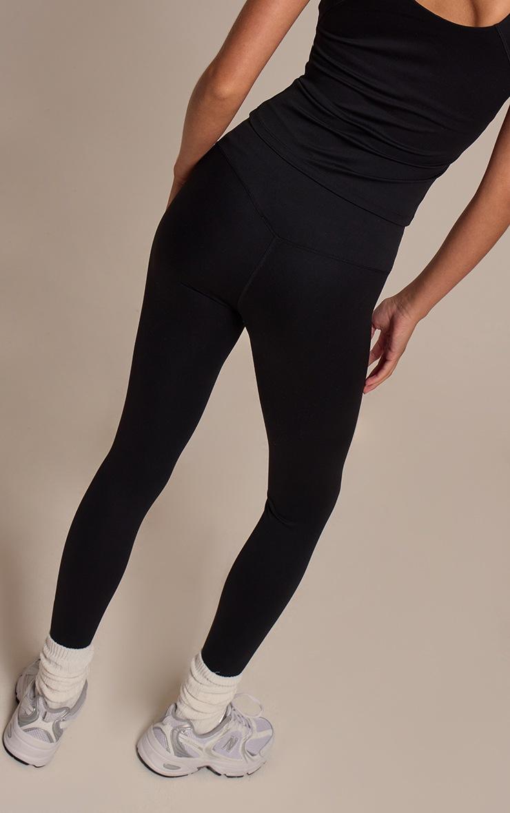 Pretty Little Thing Black Ultimate Sculpt High Waist Gym Leggings