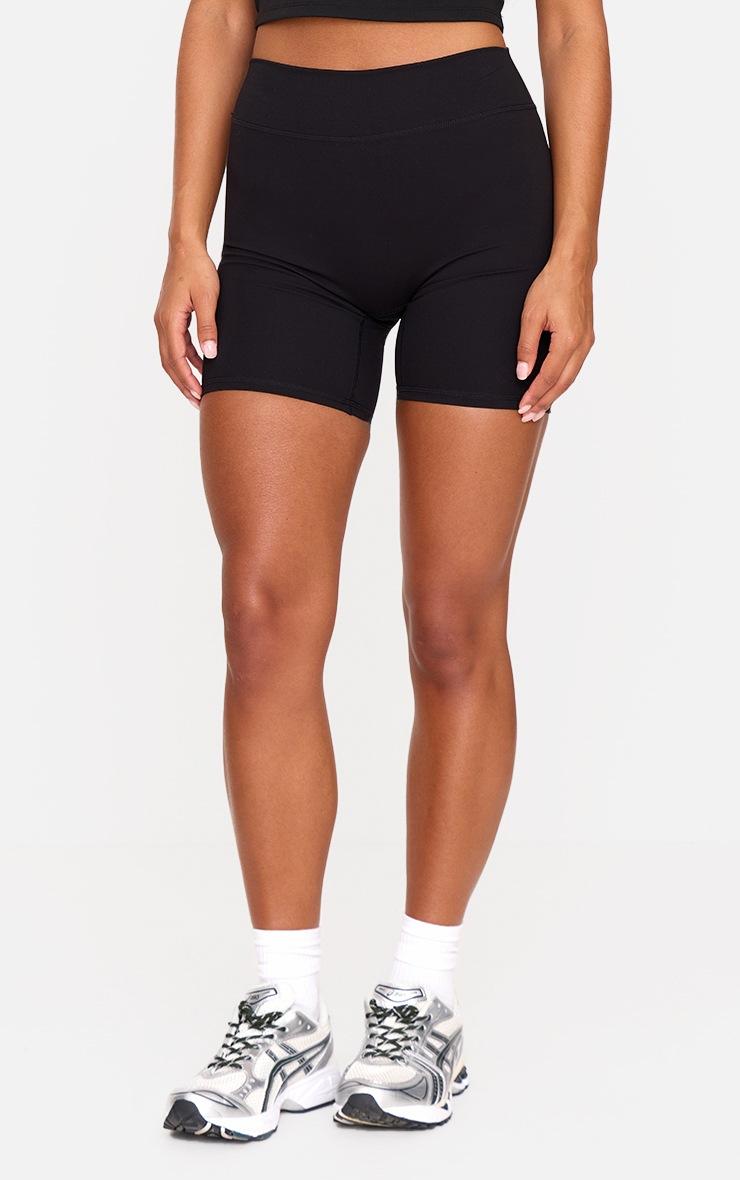 Pretty Little Thing Black Ultimate Sculpt High Waist Gym Shorts