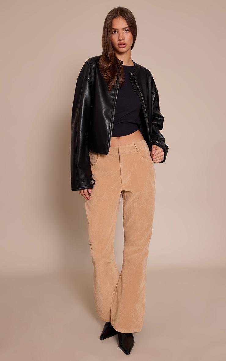 Pretty Little Thing Black Ultra Soft Cowl Back Drapey Long Sleeve Top