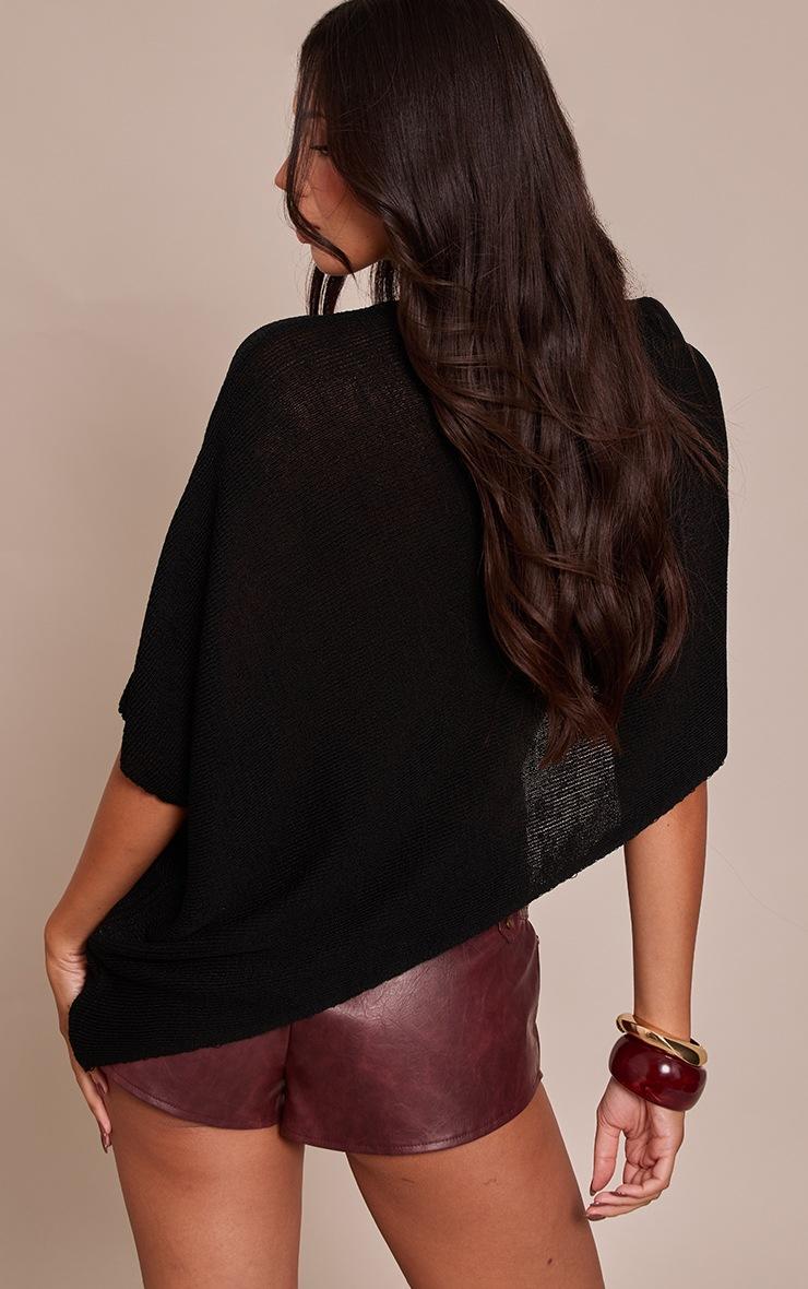 Pretty Little Thing Burgundy Faux Leather Studded Belted Hot Pants