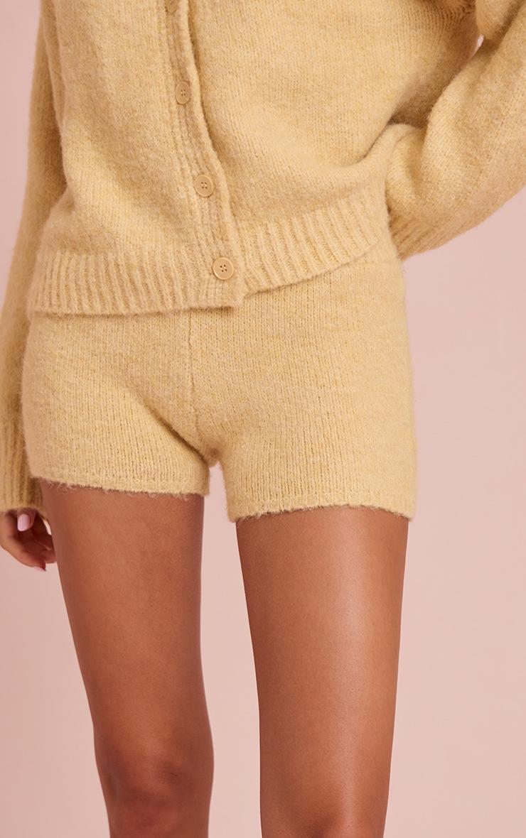 Pretty Little Thing Buttercream Brushed Knit Mini Shorts