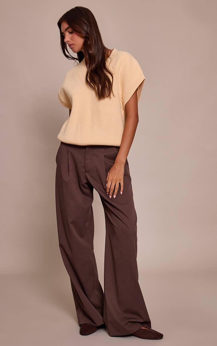 Pretty Little Thing Buttercream Sleeveless Knit Sweater