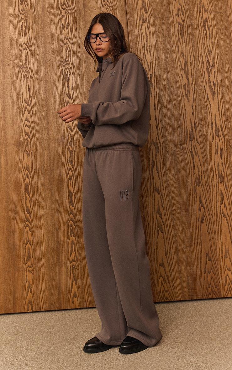 Pretty Little Thing Charcoal Prettylittlething Straight Leg Sweatpants