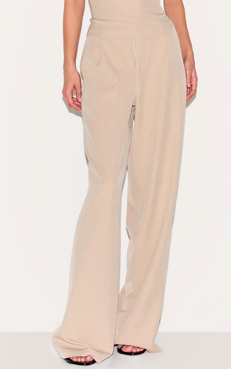 Pretty Little Thing Clay Tailored Straight Leg Pants