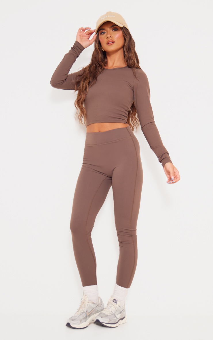 Pretty Little Thing Coffee Snatched Sculpt Leggings