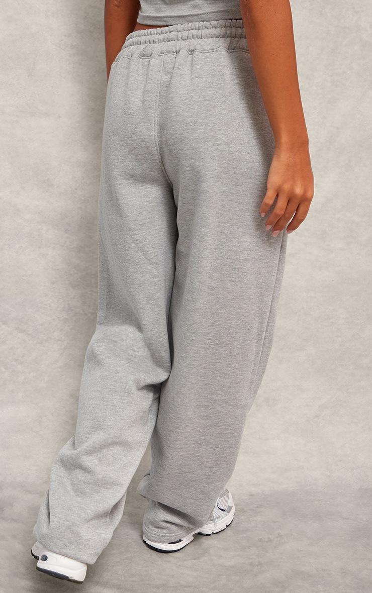 Pretty Little Thing Grey Marl Embossed Drawstring Sweatpants