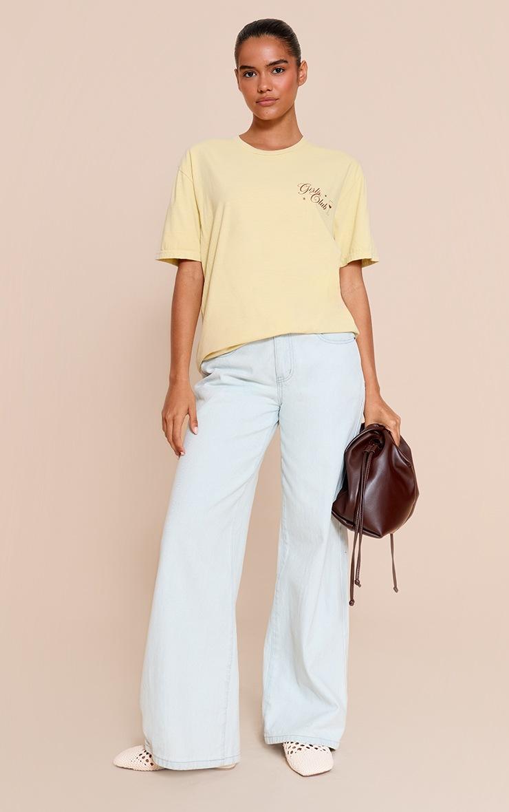 Pretty Little Thing Lemon Wine Night Graphic Oversized T-shirt