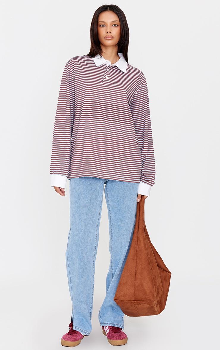 Pretty Little Thing Light Blue Wash L30 Split Hem Style Jeans