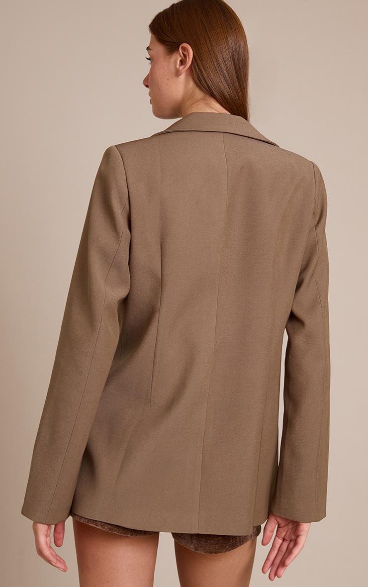 Pretty Little Thing Mushroom Oversized Longline Blazer