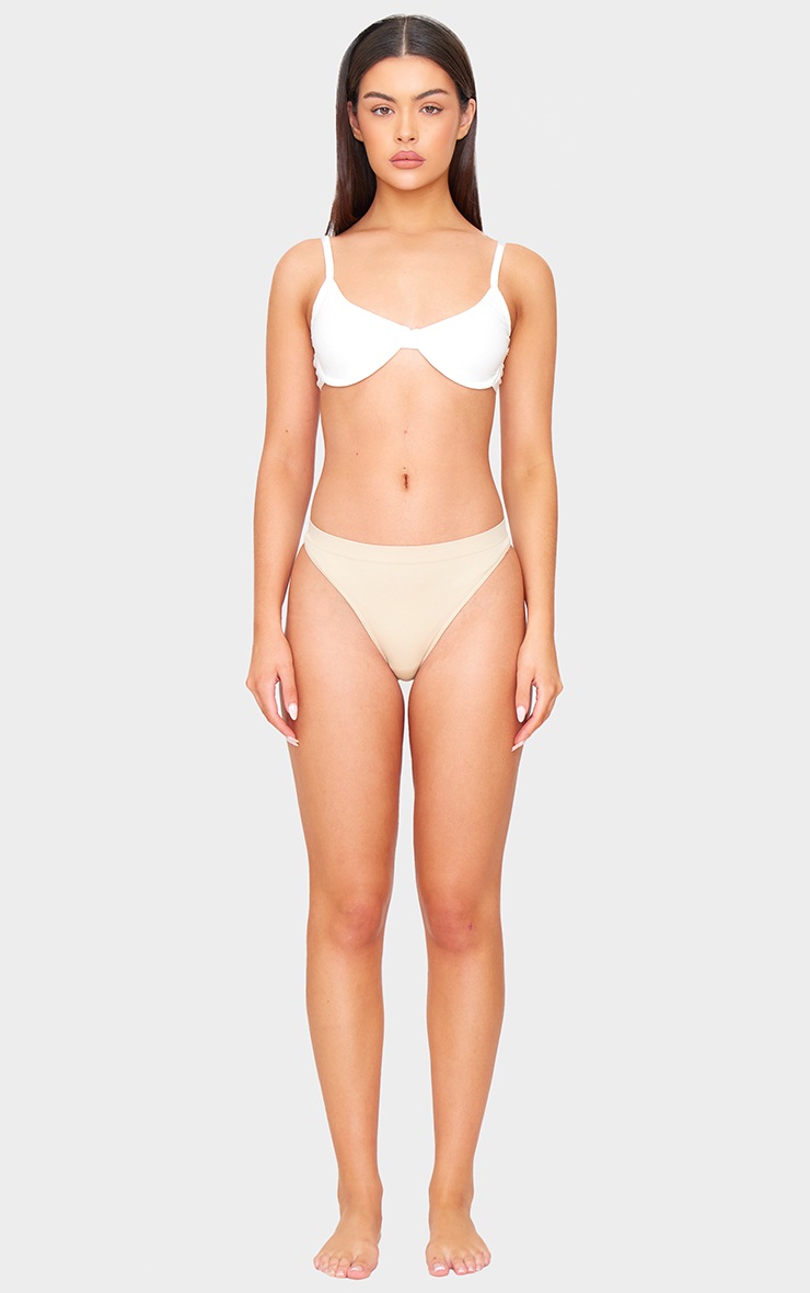 Pretty Little Thing Nude Multi Pack Of 3 Seamless Thongs