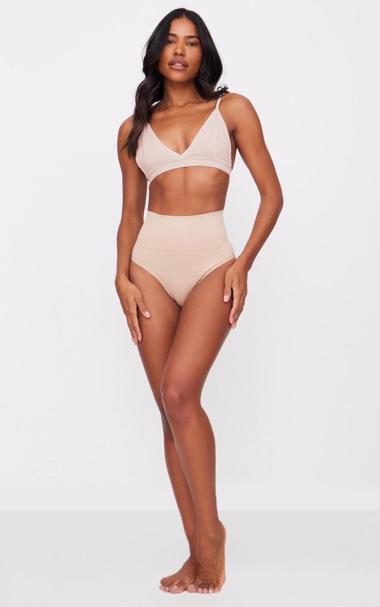 Pretty Little Thing Nude Shapewear High Waist Control Briefs