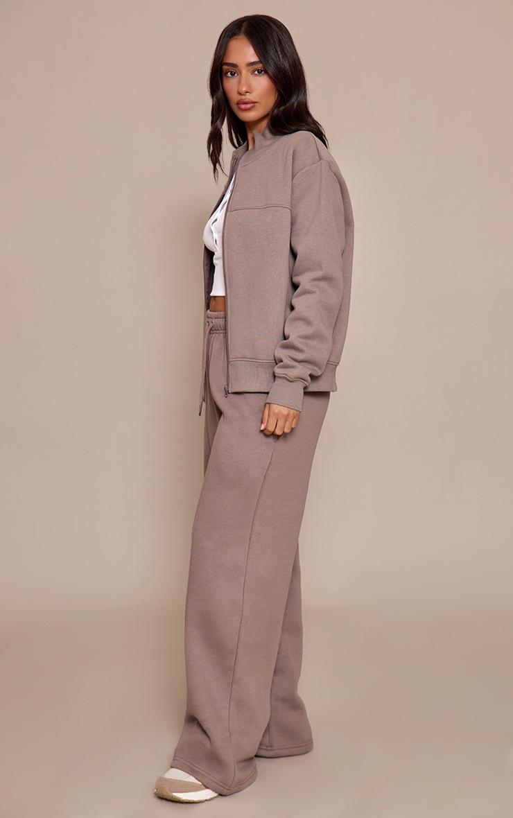 Pretty Little Thing Petite Charcoal Seam Detail Straight Leg Sweatpants