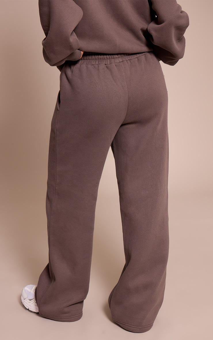 Pretty Little Thing Petite Charcoal Wide Leg Elasticated Drawstring Sweatpants