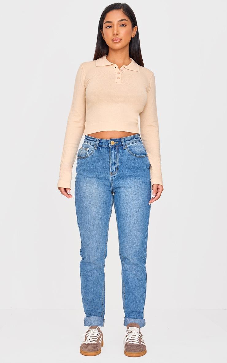 Pretty Little Thing Petite Midwash Rigid Skinny Jeans