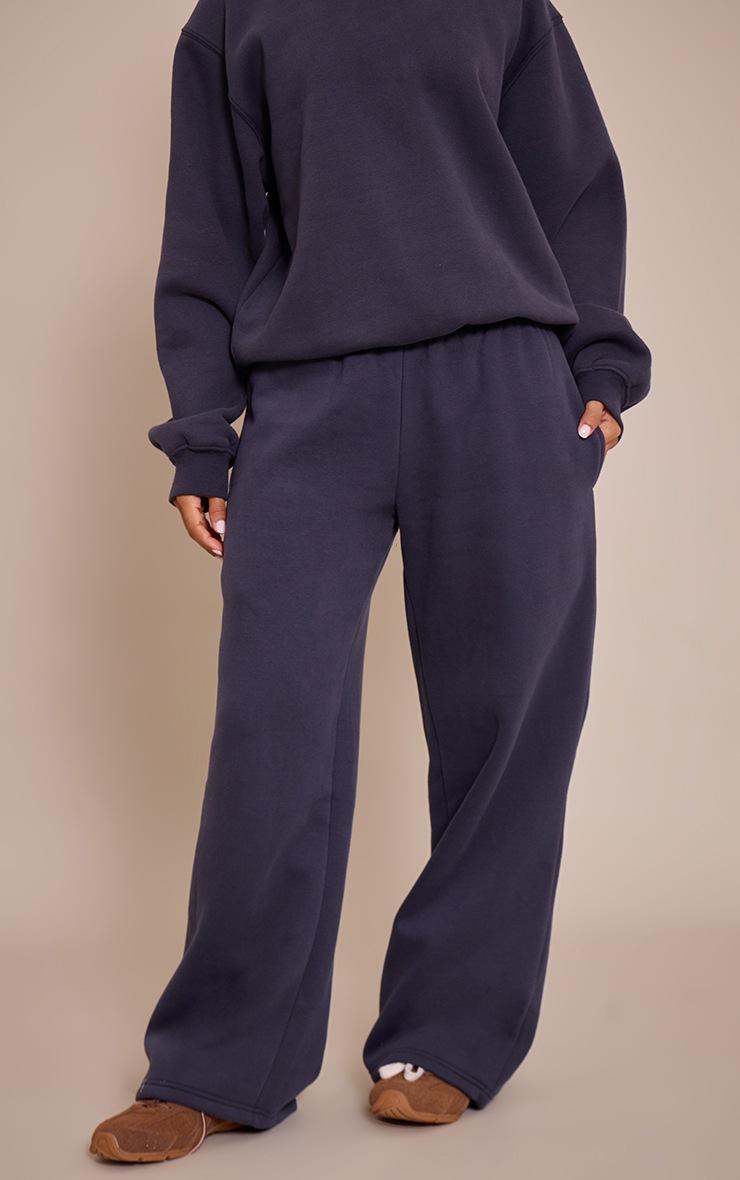 Pretty Little Thing Petite Navy Straight Leg Sweatpants