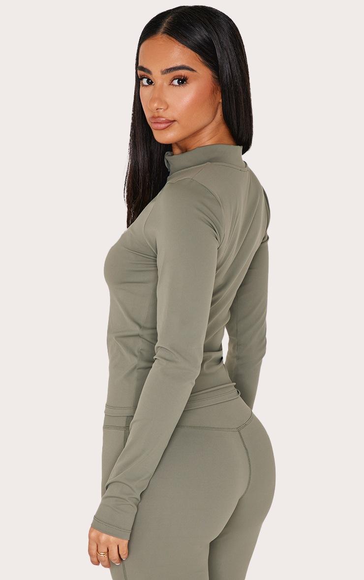 Pretty Little Thing Petite Olive Basic Sculpt Jacket