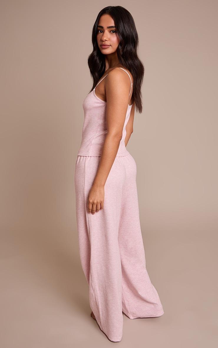 Pretty Little Thing Petite Red Stripe Super Soft PJ Pant And Cami Set