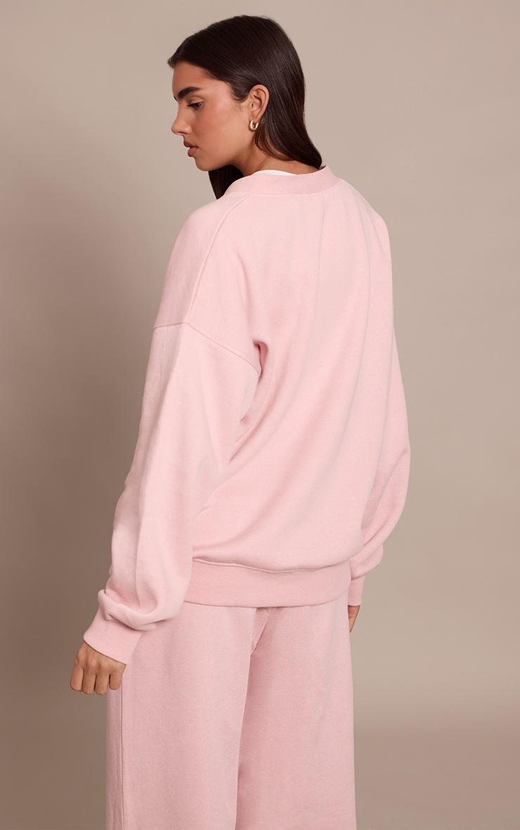 Pretty Little Thing Pink Button Front Pocket Sweat Cardigan