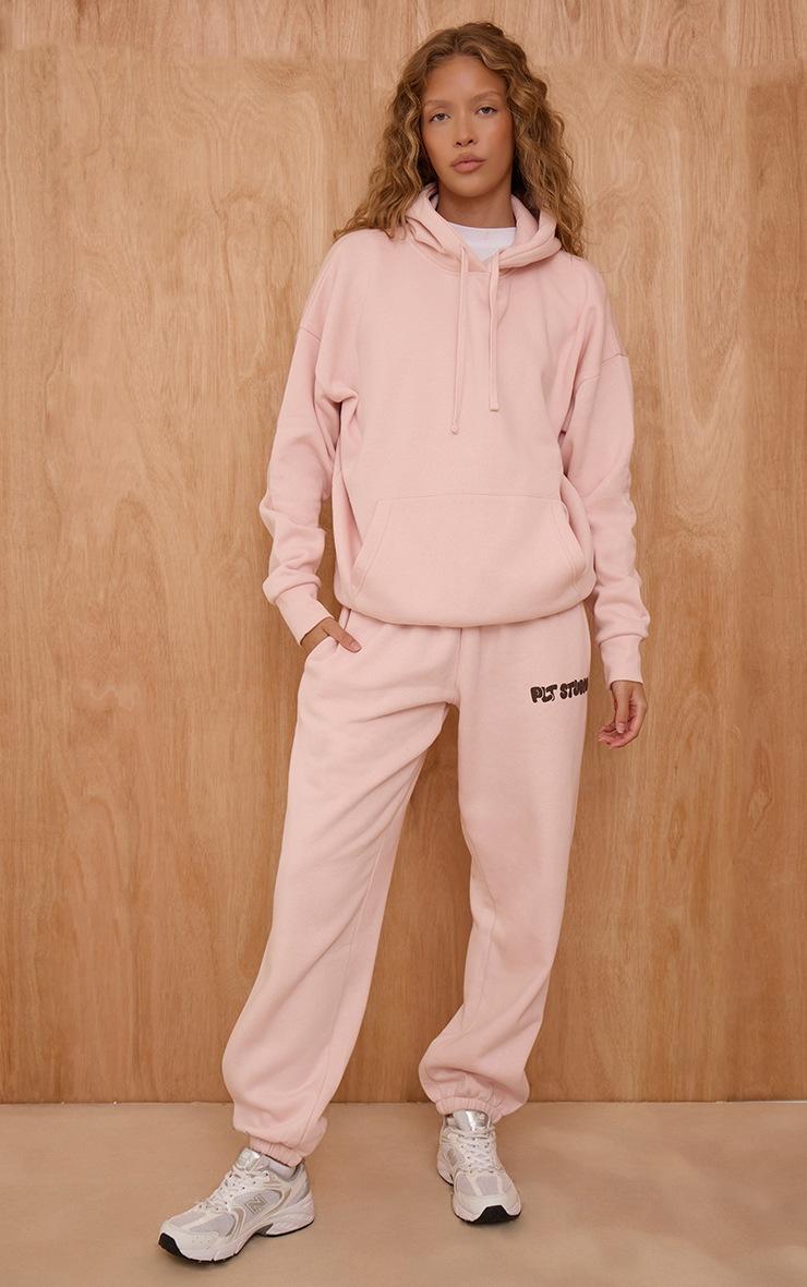 Pretty Little Thing Pink PLT Studio Print Cuffed Sweatpants