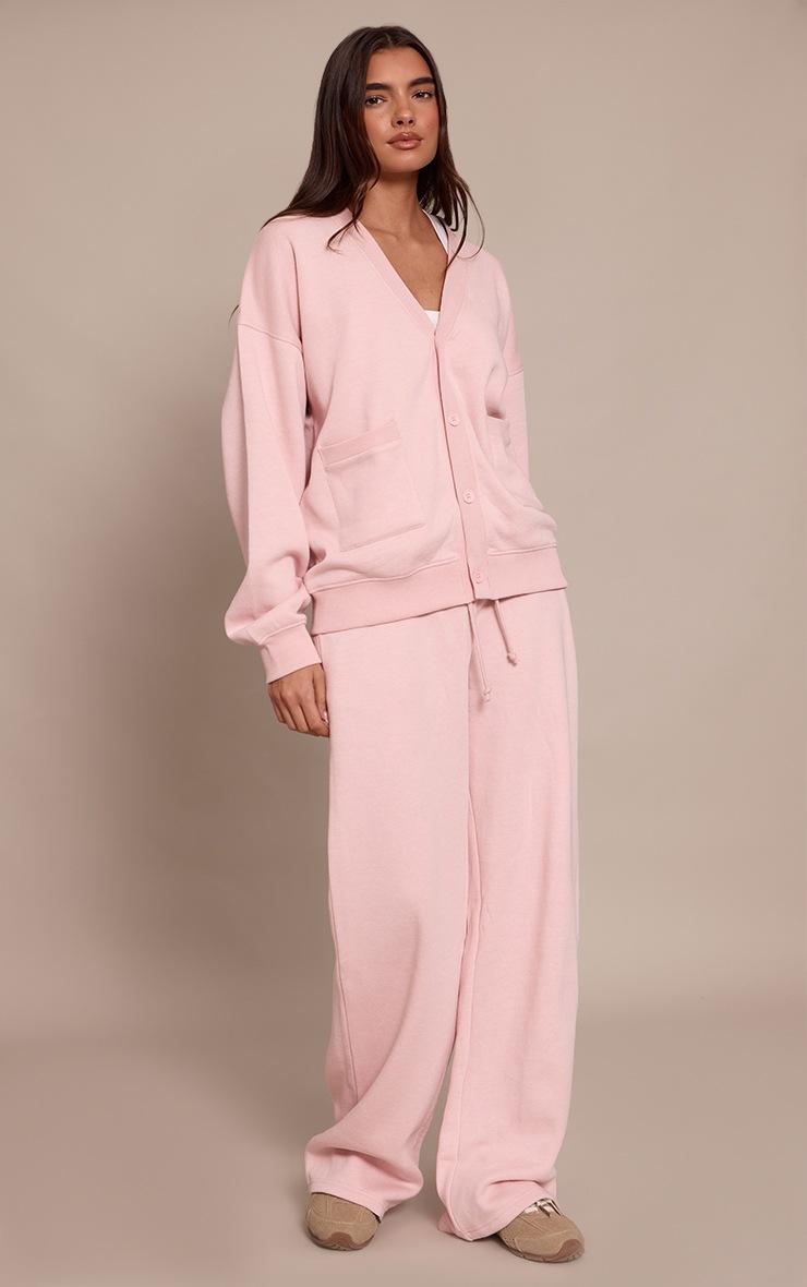 Pretty Little Thing Pink Wide Leg Drawstring Sweatpants