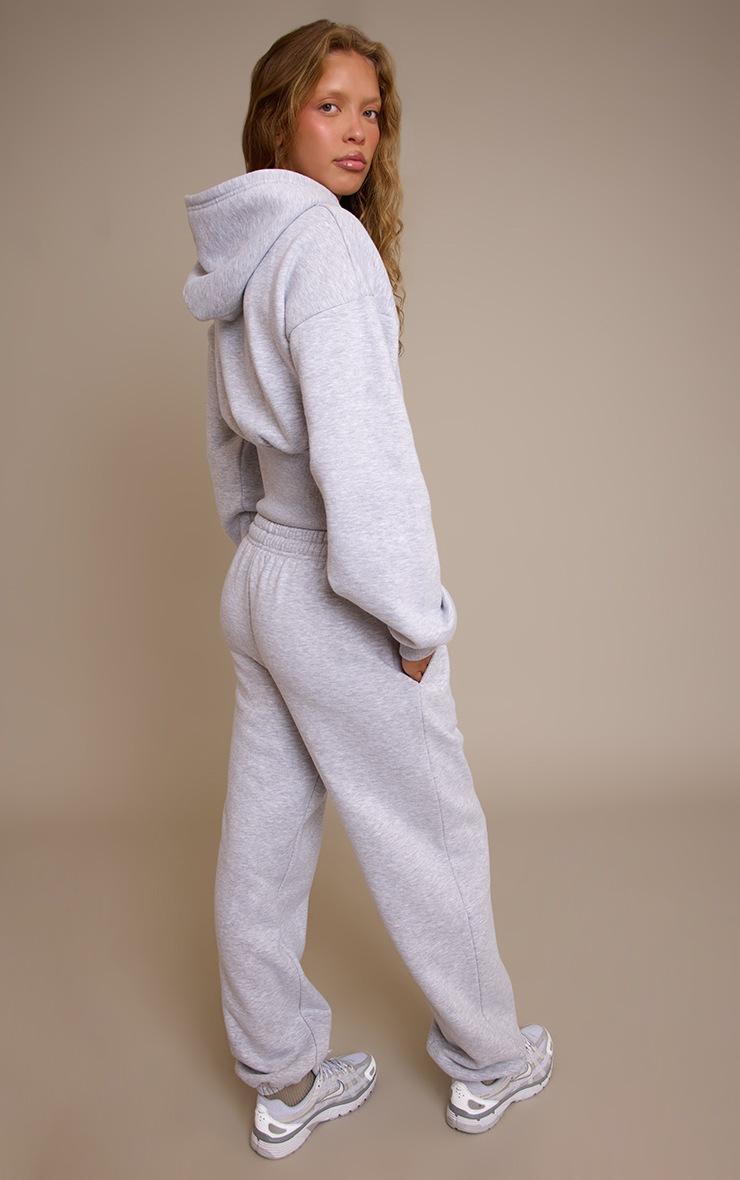 Pretty Little Thing PLT Ash Grey Tab Drawcord Cuff Sweatpants