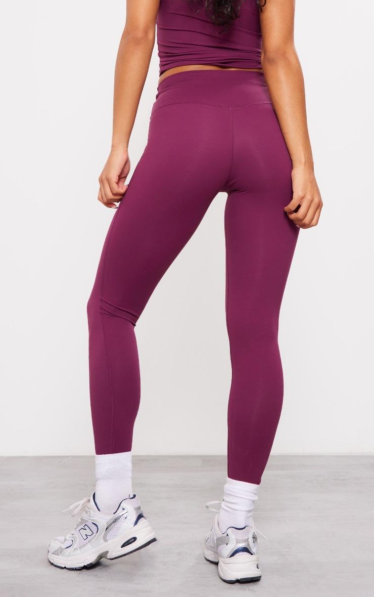 Pretty Little Thing Plum Sculpt High Waist Gym Legging