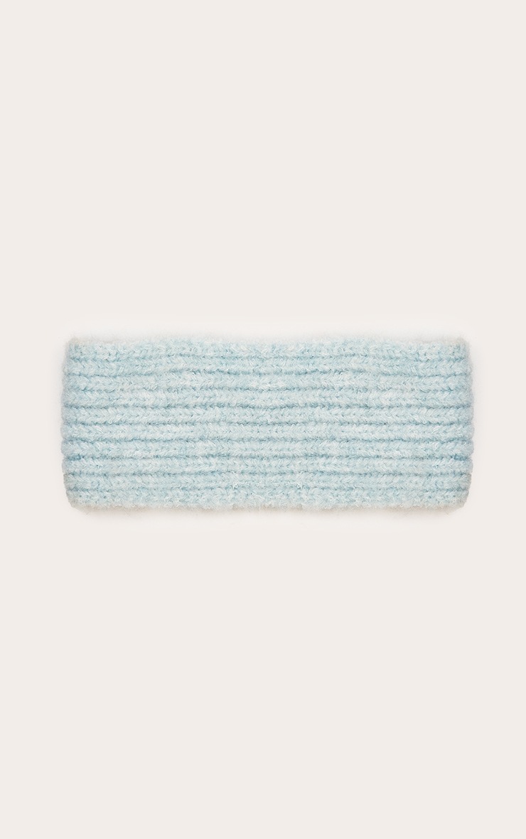 Pretty Little Thing Powder Blue Brushed Knit Headband