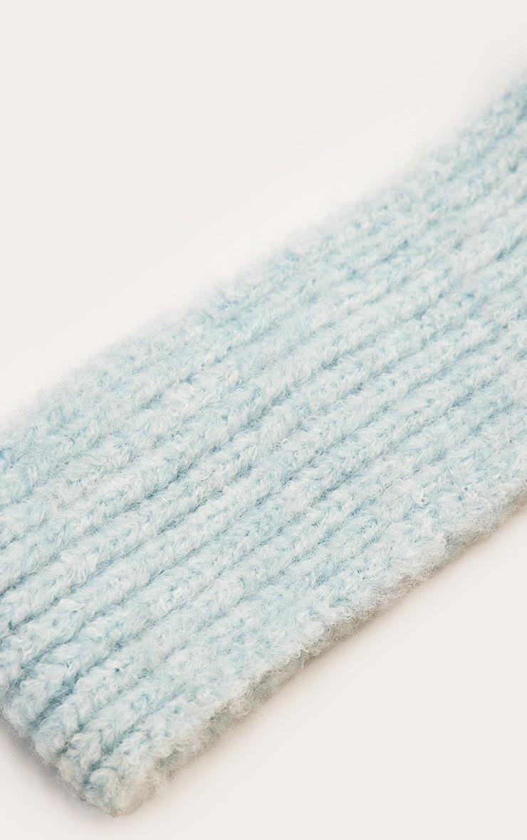 Pretty Little Thing Powder Blue Brushed Knit Headband