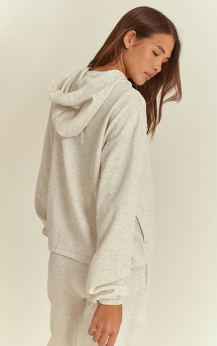 Pretty Little Thing Ash Grey Super Soft Zip Hoodie