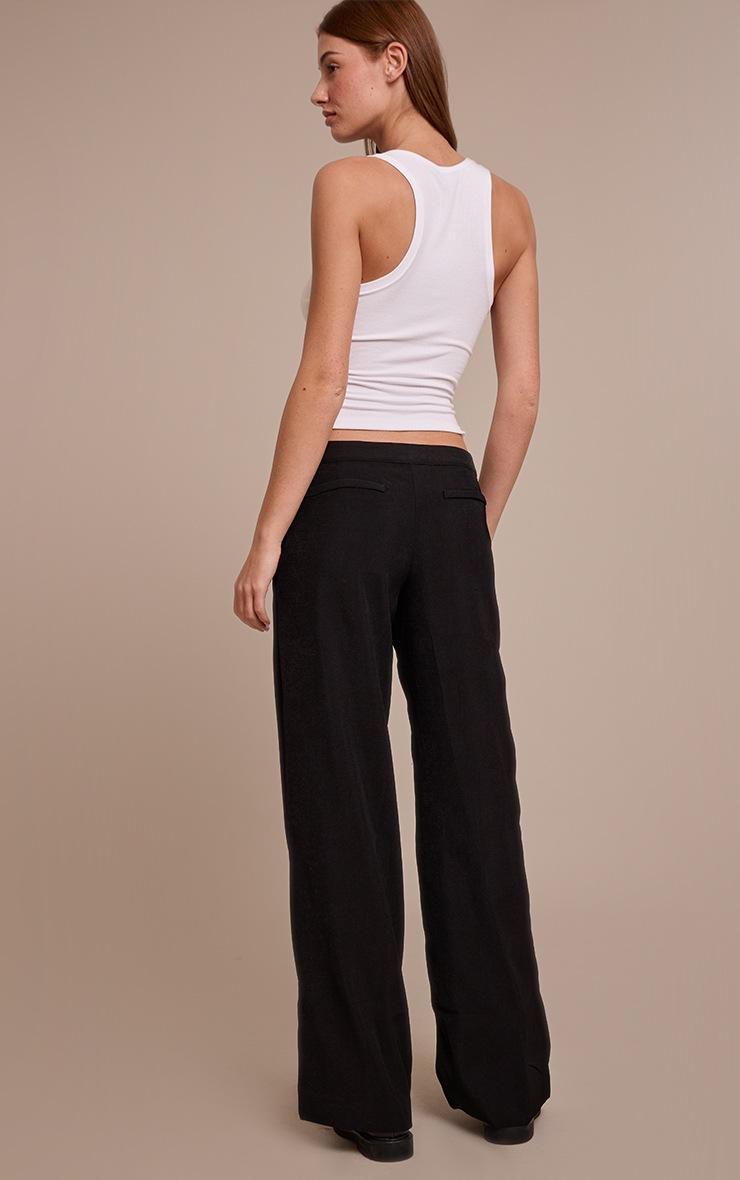 Pretty Little Thing Black Heavy Weight Woven Pants