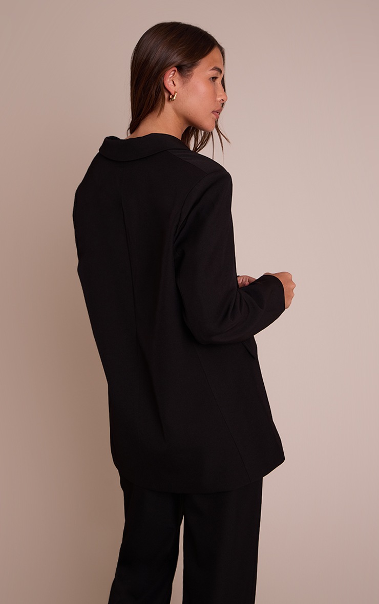 Pretty Little Thing Black Oversized Blazer