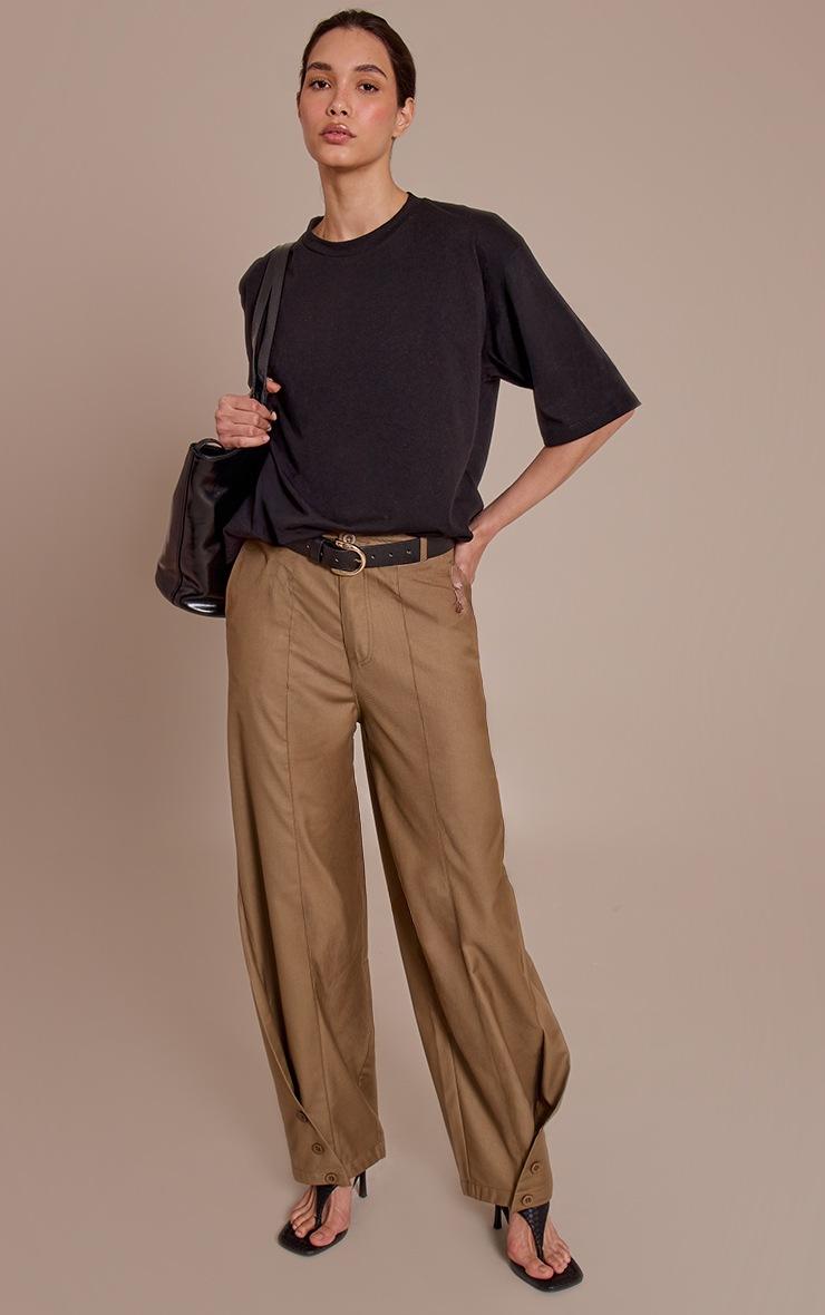 Pretty Little Thing Black Oversized Boxy T Shirt