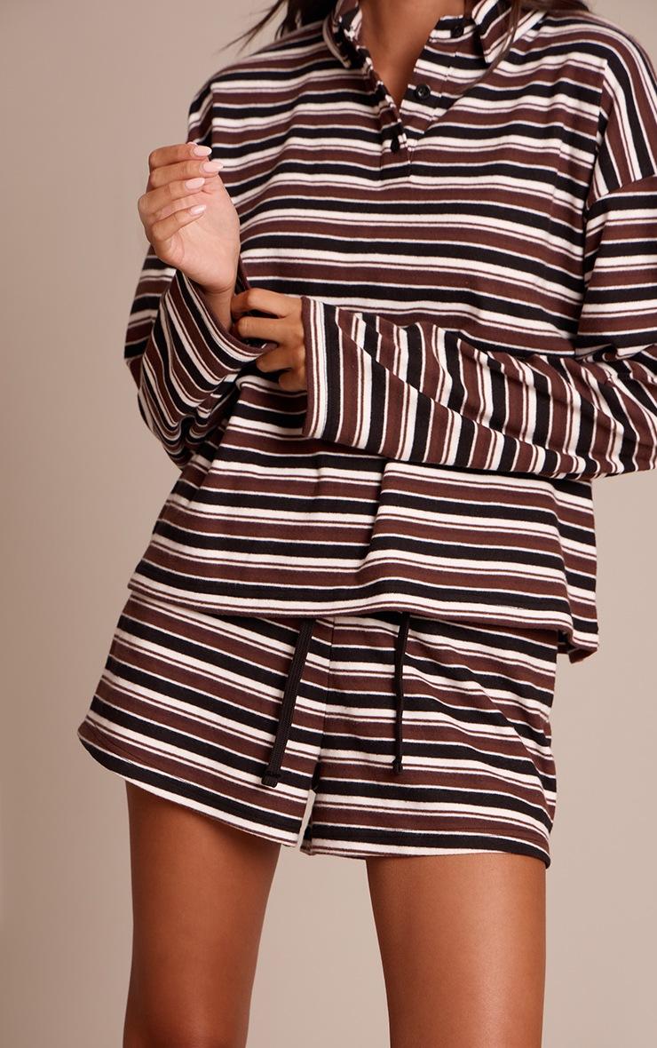 Pretty Little Thing Black Stripe Super Soft Shorts