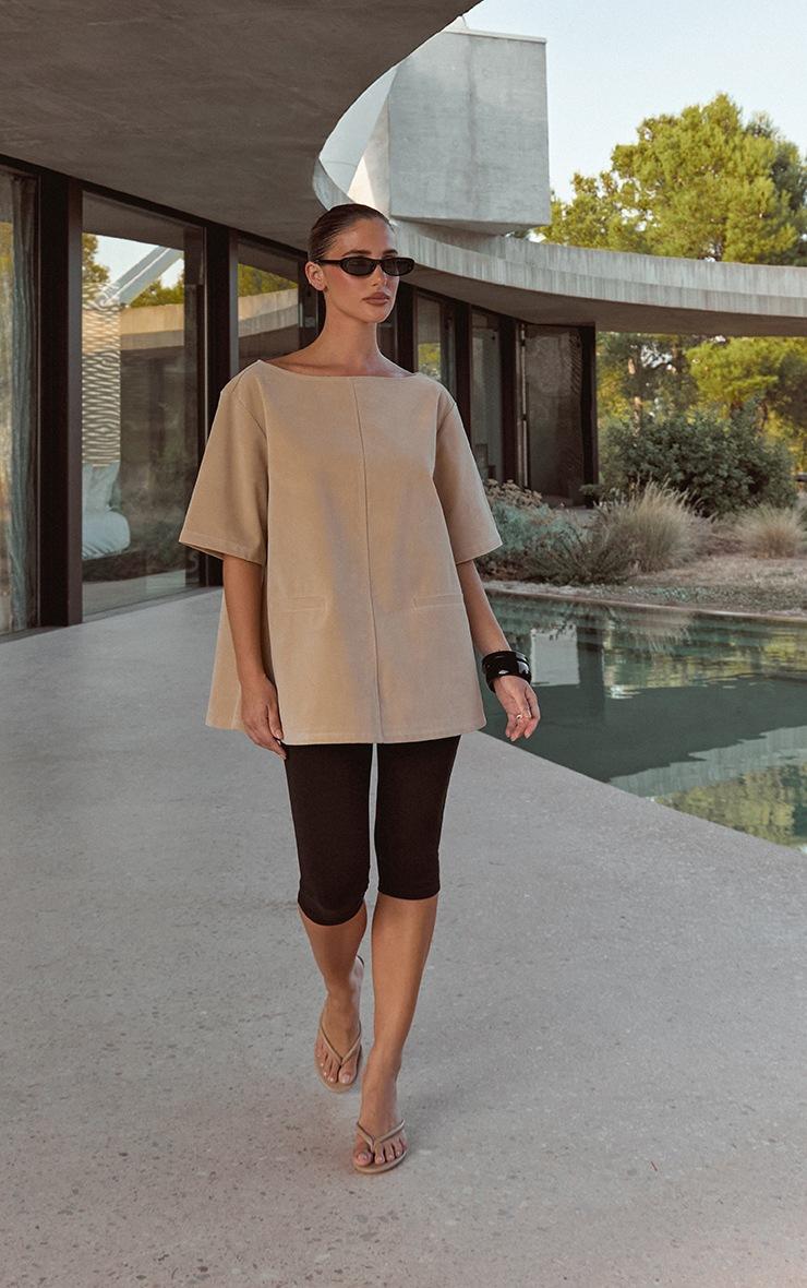 Pretty Little Thing Black Super Soft Capri Legging