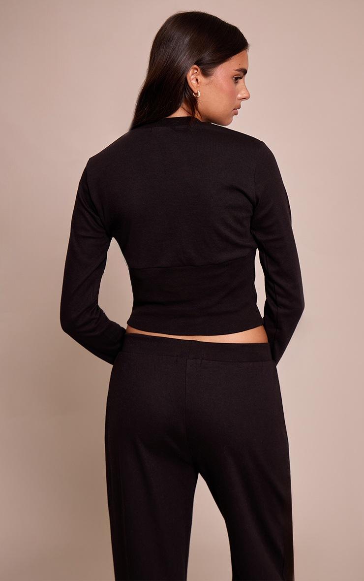 Pretty Little Thing Black Super Soft Top