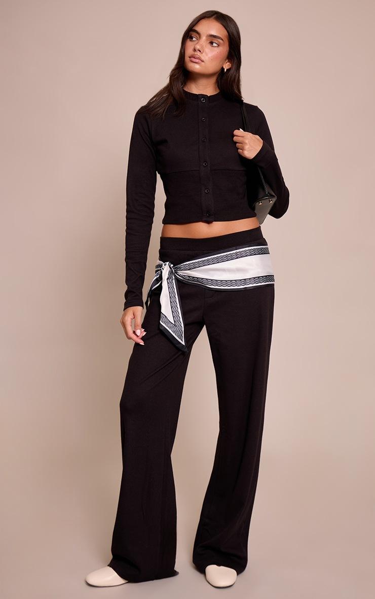 Pretty Little Thing Black Super Soft Top