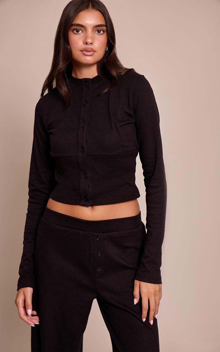 Pretty Little Thing Black Super Soft Top