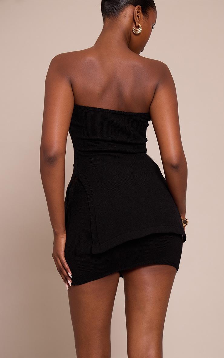 Pretty Little Thing Black Trim Detail Mini Skirt