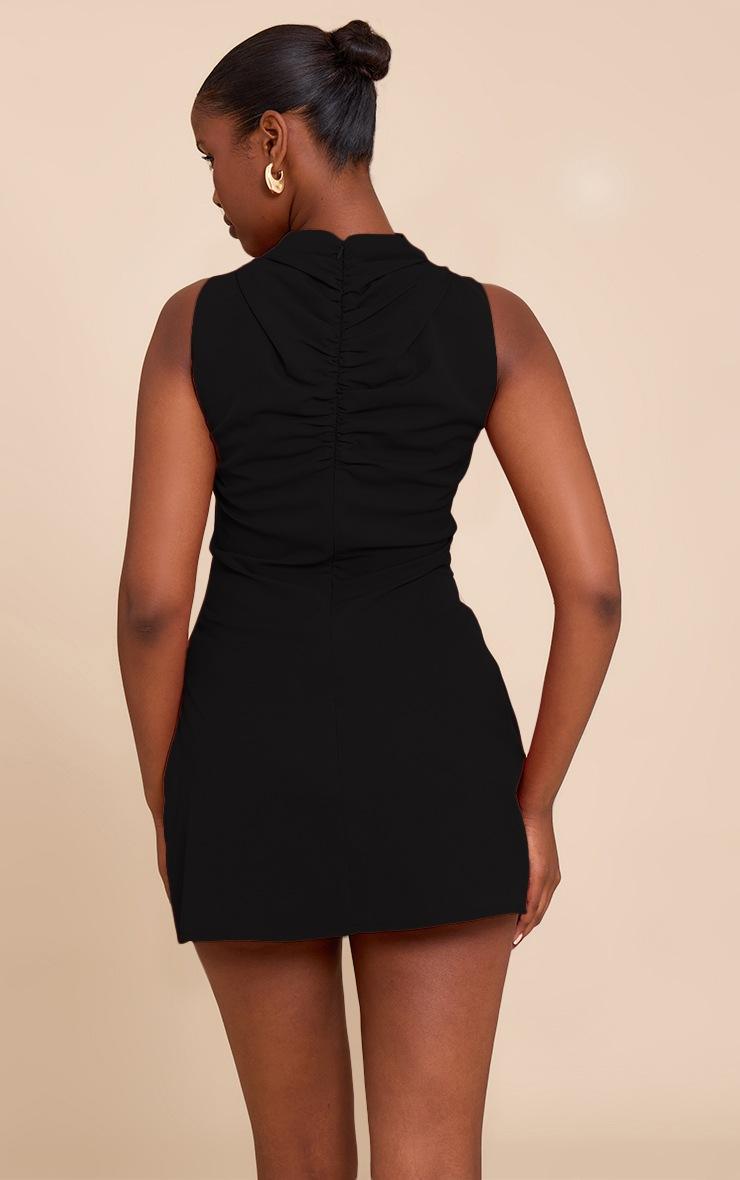 Pretty Little Thing Black Trim Shift Mini Dress