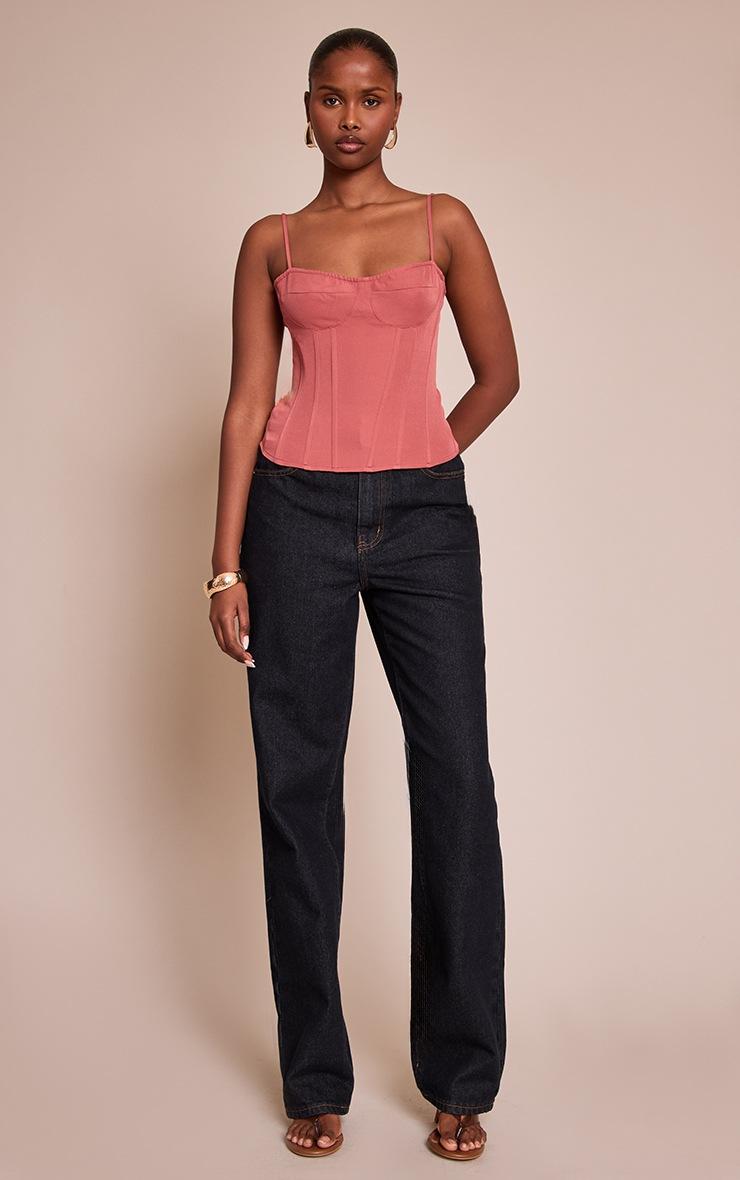 Pretty Little Thing Blush Structured Corset Top