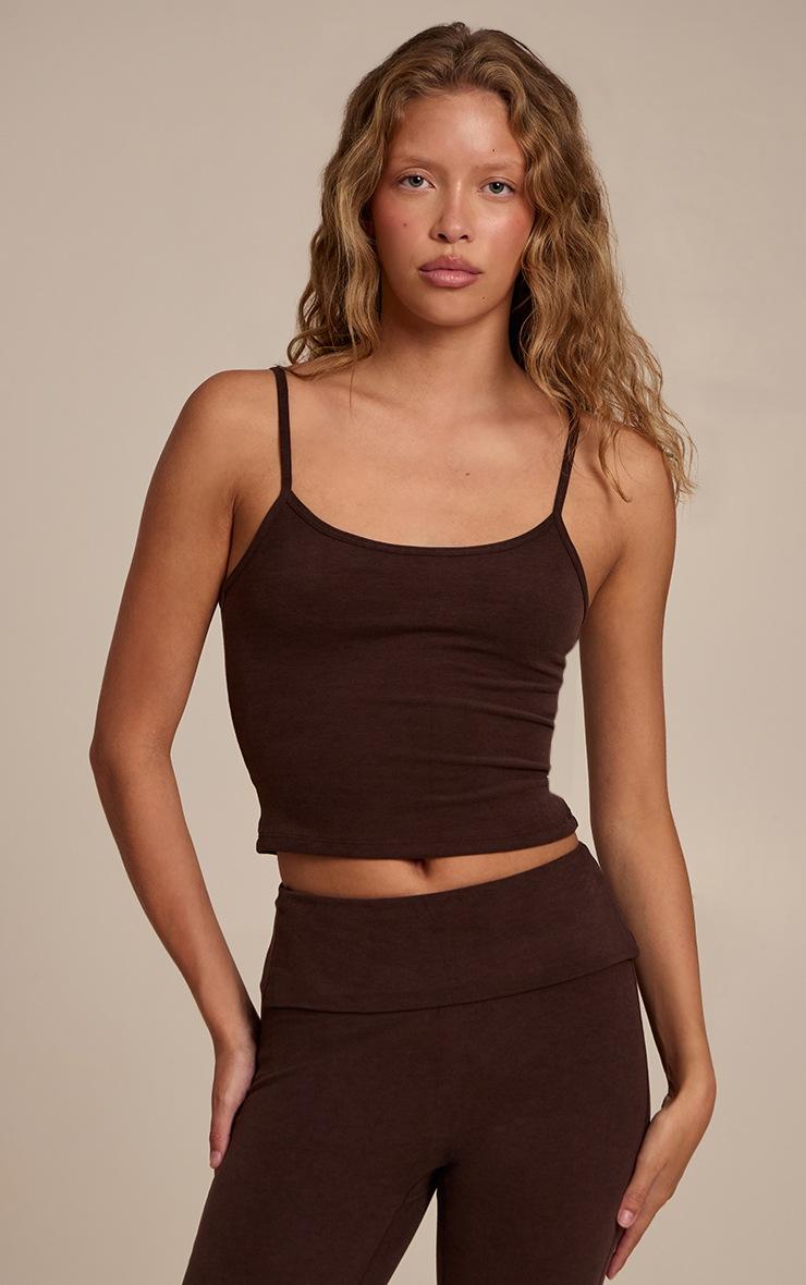 Pretty Little Thing Chocolate Soft Cotton Vest